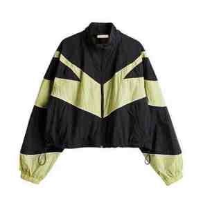 2025 vente en gros OEM sur mesure femmes été Nylon manches longues culture coupe-vent Polyester survêtement 2 pièces ensemble court personnalisé - Product Image 6