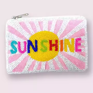 Pochette de perles de rocaille de broderie de l'Inde Pochette faite à la main pour les femmes par MD Handicrafts - Product Image 1