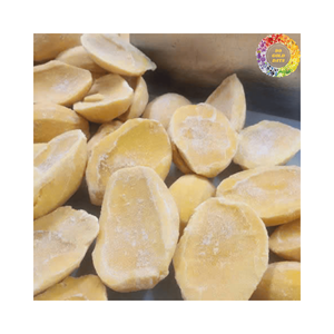 Morceaux entiers de mangue congelée pour hôtels et restauration Demi-morceaux de mangue congelée IQF Distribution mondiale - Product Image 6