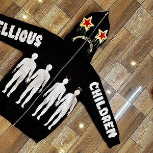 Sudaderas con Capucha para Hombre, Personalizadas con Logotipo, Diseños Únicos con Impresión en Serigrafía, Nuevas y Modernas, 100% Algodón, para Invierno - Product Image 1