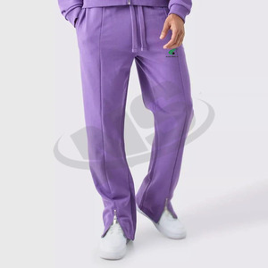 Ensemble de survêtement décontracté personnalisé avec sweat à capuche zippé et pantalon de jogging pour homme – OEM, en molleton de coton respirant, tendance et confortable pour l'entraînement - Product Image 6