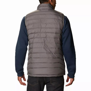 Men's New Style Winter Puffer <b>Vest</b> Customized Design Multi-Color Sleeveless Long Cotton Nylon Brand Product Puffer <b>Vest</b> - Product Image 2