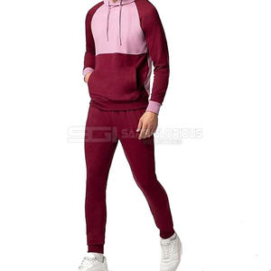 Survêtements élastiques pour hommes Ensemble 2 pièces Tenues de jogging pour hommes Vente en gros de pantalons de sport deux pièces en polaire d'hiver Survêtements pour hommes - Product Image 3