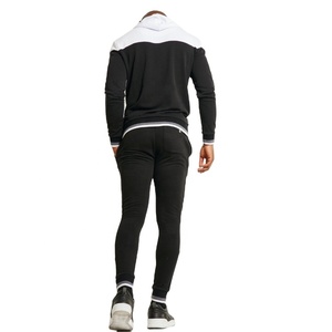 Chándales deportivos personalizados de alta calidad con logotipo personalizado para hombre OEM personalizado último diseño Slim Fit Men Sweatsuit Set 2 piezas Set - Product Image 5