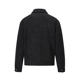 OEM Custom High Quality <b>Suede</b> Leather <b>Jacket</b> High Street Multi-Pocket Zip <b>Jacket</b> High Street Multi-Pocket Zip <b>Jacket</b> Men's - Product Image 5