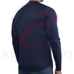 เสื้อเชิ้ตผ้าฝ้ายแขนยาวของผู้ชายแห้งเร็วและระบายอากาศได้ดีดีไซน์ใหม่ล่าสุด2025 EW - Product Image 2