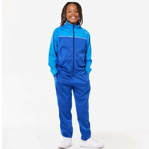 ชุดวอร์มลำลองใส่สบายสำหรับเด็กผู้ชายเด็กผู้หญิงแจ็คเก็ตแขนยาวมีซิปกางเกงผ้าฝ้ายโพลีเอสเตอร์ระบายอากาศได้ดีสำหรับฤดูหนาว - Product Image 6