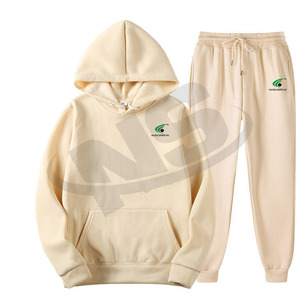 Survêtements d'hiver pour hommes, personnalisables avec impression OEM, ensemble jogging élégant deux pièces (hoodie et pantalon), vente en gros de vêtements de sport - Product Image 4