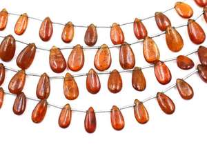 Perles en forme de marquise à facettes de kyanite orange naturelle Fournisseur de perles de kyanite orange naturelle de 8 pouces - Product Image 5