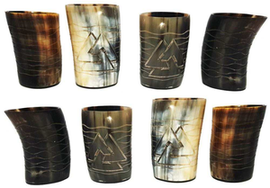 Cuerno para Beber de Vidrio de Alta Calidad, Lujoso, Ecológico, de Diversas Marcas, con Grabados, Resistente al Agua, Hecho a Mano y Personalizado - Product Image 2