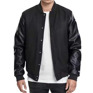 Chaqueta Universitaria de Lana para Hombre, Prenda Exterior Resistente con Letras Bordadas para Invierno, Se Aceptan Pedidos al por Mayor, 2026 - Product Image 1