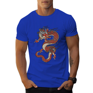 Camiseta de Hombre Personalizada de Alta Calidad, 100% Algodón, Cuello Redondo, Estilo Casual, Transpirable, con Patrón de Letras, de Secado Rápido, para Verano - Product Image 4