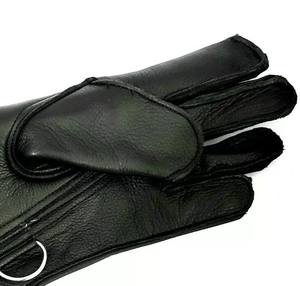 Guantes de Cetrería Profesionales de Alta Calidad, 100% Cuero Vacuno, Trampa para Animales, Bordado Personalizado, Transpirables, para Caza - Product Image 2