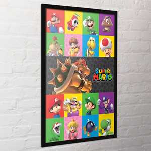 Affiche sur toile de style moderne Nintendo Super Mario avec personnages - Product Image 5