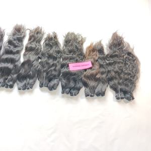 ผมต่อแบบอินเดียสำหรับผู้หญิงผมธรรมชาติสีดำไม่มีสารเคมีผ่านกรรมวิธีทางเคมี - Product Image 3