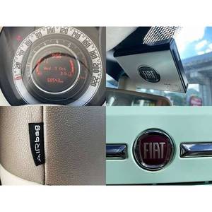 FIAT 500 automatique essence 2015 avec sièges en cuir, caméra de recul, conduite à droite, 4 places, 69 000 km de kilométrage - Product Image 6