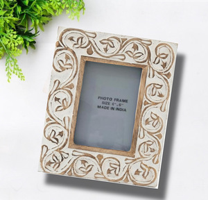 Marco de fotos de madera con diseño de Mandala tradicional, artesanías, decoración del hogar, artículos de regalo, marcos, categoría de producto - Product Image 1