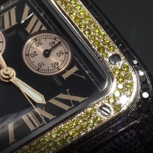 Reloj de Hombre de Lujo, Estilo Hip Hop, con Esfera de Cristal, Marca Famosa, Moissanita Auténtica, Fabricante de la India - Product Image 4