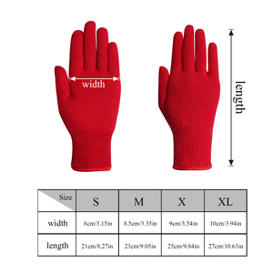 Guantes Unisex 100% Lana Twill con Pantalla Táctil, Detección de Agujas, Invierno, Casuales, Multifuncionales, Impresión Personalizada, MOQ Bajo, Venta al Por Mayor - Product Image 6
