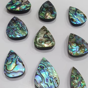 Tự nhiên bào ngư <span class=keywords><strong>paua</strong></span> <span class=keywords><strong>Shell</strong></span> cabochone hỗn hợp hình dạng đá quý - Product Image 1