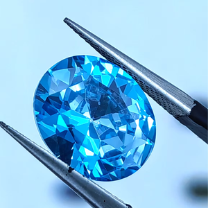 Zirconia cúbica 8x10 Oval CZ 5a Piedra preciosa suelta colorida 5x3 a 15x20 - Product Image 1