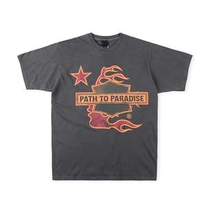 เสื้อยืดคอกลมผู้ชายขายดี ผ้าถักเนื้อฝ้าย 100% แขนสั้น แห้งเร็ว ดีไซน์เรียบง่าย สั่งทำได้ - Product Image 2