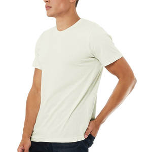 Bella + Canvas T-shirt unisexe en jersey à manches courtes brun chiné Basic Brown Basic Cotton/Bamboo 200g Respirant Anti-rides - Product Image 6