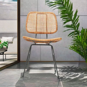 Chaise en rotin confortable et durable belle conception pour une utilisation intérieure et extérieure pour salon salle à manger parc hôtel appartement meubles - Product Image 1