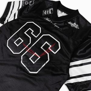 Maillot de football américain pour homme, taille plus, respirant, à séchage rapide, en maille 100% polyester, de haute qualité, en gros, personnalisé, 2026 - Product Image 2