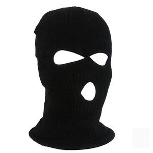 High Quality Custom Embroidered Logo Warm Face Cover <b>Ski</b> Mask Winter 3 Hole Balaclava for Skiing DDP Shipping - Product Image 3