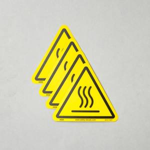 Etiqueta Adhesiva de Seguridad de Precaución General, Aviso de Mantener Distancia para Espacios de Trabajo Industriales y Zonas de Producción de Maquinaria - Product Image 5