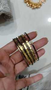 custom made brass bangle sets ideal for fashion accessory stores and fashion jewelry stores for resale - Product Image 3