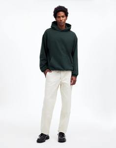 OEM 100% algodón de calidad superior sudaderas con capucha para los hombres de gran tamaño gota hombro ropa deportiva otoño con capucha liso teñido Puff estampado cremallera - Product Image 2