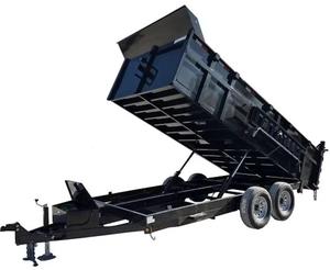 Mini Anhänger 2-3 Tonnen 5 Tonnen Ackers chlepper Anhänger Traktor hydraulische Farm Dump Kippen Anhänger