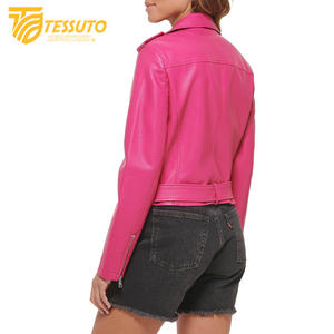 Manteaux d'hiver pour femmes Manteau épais en peau de mouton véritable Veste en cuir pour femmes Veste d'aviateur Vestes en cuir de mouton pour femmes - Product Image 6