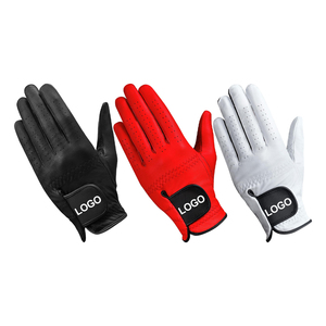 High-End OEM Breathable Logo Embroidery Cabretta Leather Golf Glove Factory Direct Golf Gloves Custom - Product Image 5