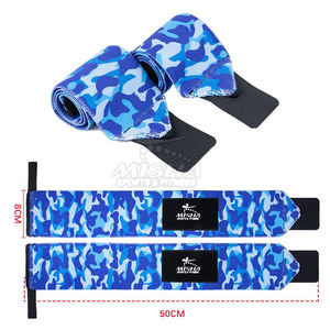 สายรัดข้อมือแบบปรับแต่งได้วัสดุไนลอนนีโอพรีนที่ทนทานสำหรับออกกำลังกายอุปกรณ์ยกน้ำหนักดีไซน์ใหม่ - Product Image 2