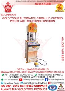 GOLD TOOL Presse hydraulique automatique de découpe de métaux pour la bijouterie presse de découpe - Product Image 4