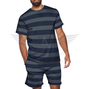 Perfect <b>For</b> Sports Lounge And Daily Casual Activewear Customized Made New Trendy Breathable Knitted Printed <b>Men</b> Outerwear Sets - Product Image 1