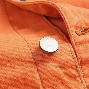 Veste en jean pour homme, dernier style, coutures ouvertes, veste en jean pour homme, prix de gros, personnalisable - Product Image 4