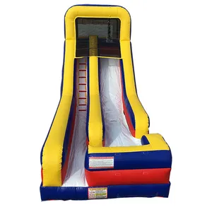 Tobogán de agua inflable de doble carril de alta calidad tobogán de agua inflable para niños