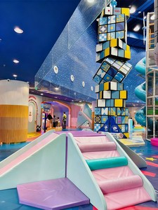 Structure de <span class=keywords><strong>jeu</strong></span> intérieure tout-en-un multi-niveaux avec toboggan en spirale extrême pour grand parc d'attractions et centre de divertissement familial - Product Image 3