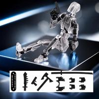 Figurine d'Action Robot Modèle T13 Imprimé en 3D Entièrement Articulé, Compatible avec l'Animation en Stop-Motion