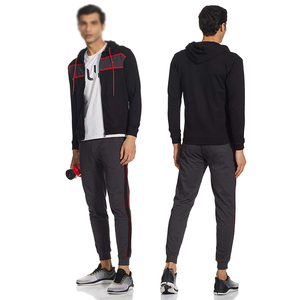 Servicio de Chándales de Invierno Personalizados para Hombre 2025, Color Sólido, 100% Poliéster, Casual, Transpirable, Diseño 2 en 1 con Forro Polar - Product Image 4