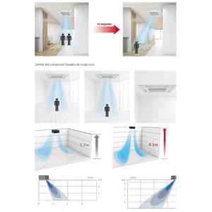 Precio del Aire Acondicionado Cassette, MXCKA-001, 54000 BTU, 4.5 Toneladas - Product Image 6