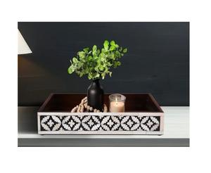 Nouveau design Plateau de service en incrustation d'os Décoration intérieure personnalisée Rangement de meubles de ferme de salon Plateau de service au meilleur prix - Product Image 4