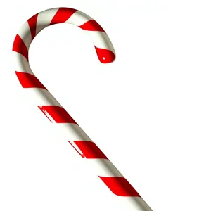 Bastón de Caramelo Navideño Tradicional, Ajustable, de Aluminio Pintado, Redondo, Grabado, con Recubrimiento en Polvo, Regalo Navideño de Santa - Product Image 1