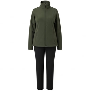 Chaqueta de Cuello Alto de Talla Grande, Chaqueta de Exterior de Forro Polar de Poliéster, Cortavientos, Cálida, para Senderismo, Viajes, Suministro al por Mayor, Fábrica, OEM, Exportación Mundial - Product Image 1