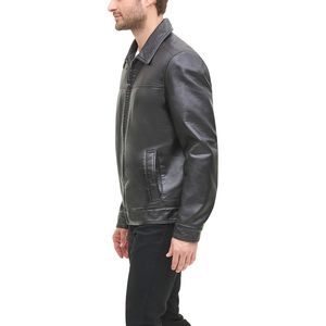 Veste en cuir pour homme, streetwear, imperméable, design personnalisé, fabrication en usine, style unique, qualité supérieure, veste en cuir 100% pur - Product Image 3