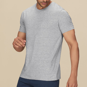 Camiseta Negra Personalizada al por Mayor, 100% Algodón, con Logotipo Impreso, Jersey Liso para Hombre, Manga Corta, Estilo Urbano, Antiarrugas - Product Image 2